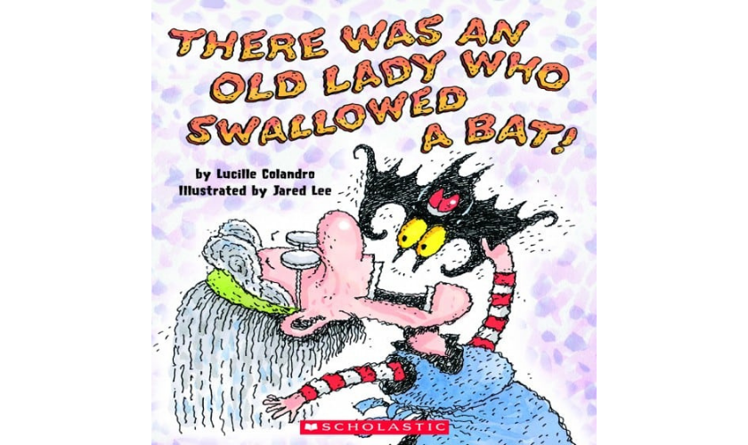 There was an old lady who swallowed a bat